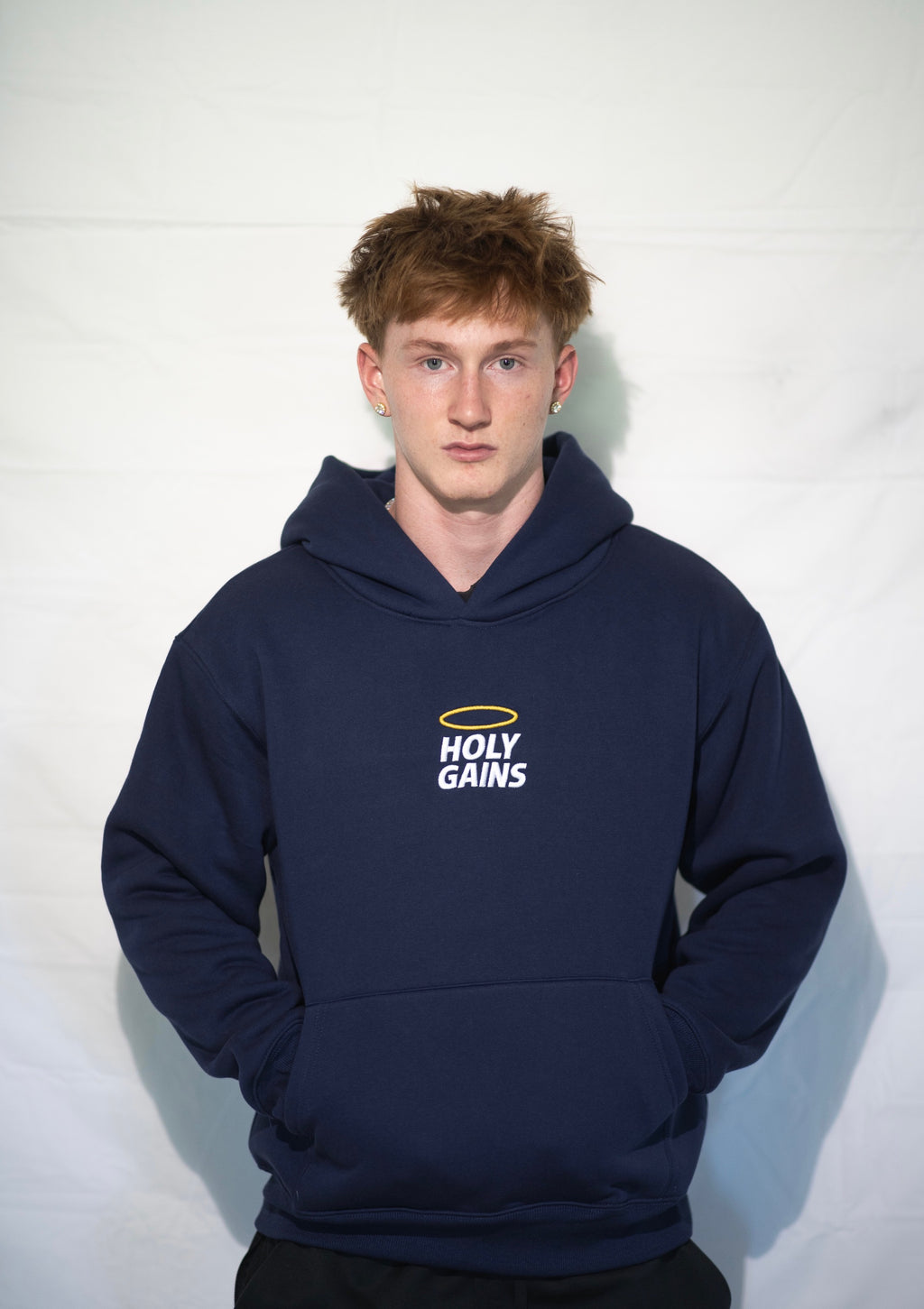 Holy Gains Hoodie [Navy Blue]