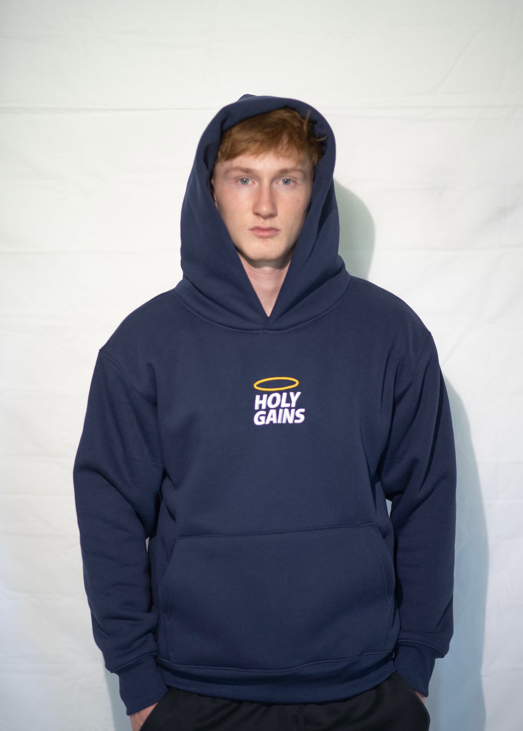 Holy Gains Hoodie [Navy Blue]